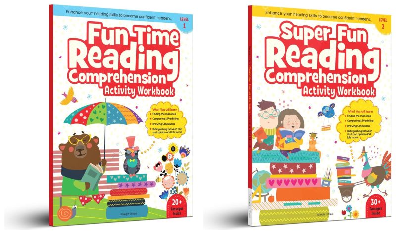 Super Fun Reading Comprehension - Activity Workbook For Children - Level 2