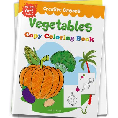 Colouring Book of Vegetables: Creative Crayons Series - Crayon Copy Colour Books