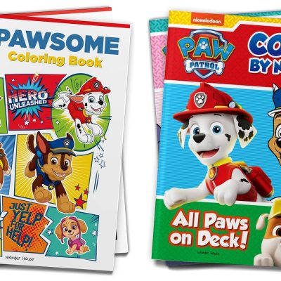 All Paws on Deck: Paw Patrol, Color By Number Activity Book