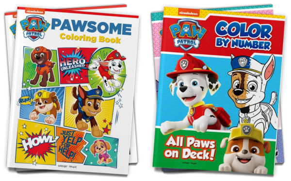 All Paws on Deck: Paw Patrol, Color By Number Activity Book
