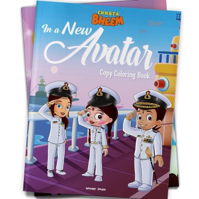 Chhota Bheem - In a new Avatar: Copy Coloring Book For Kids