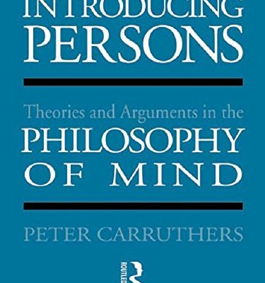 Persons, Mind And Value