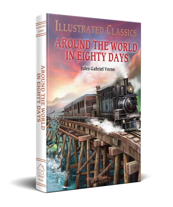 Illustrated Classics - Around The World In 80 Days: Abridged Novels With Review Questions