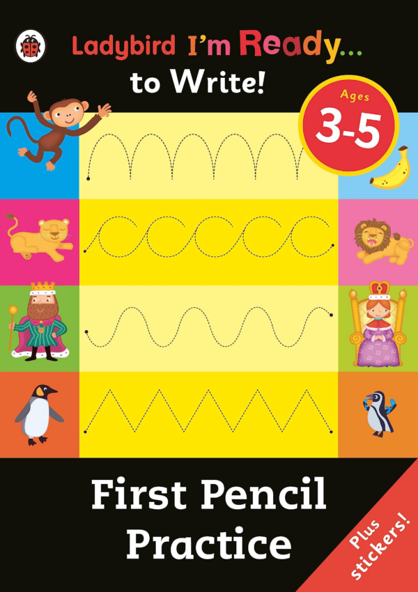 First Pencil Practice: Ladybird I'm Ready to Write Sticker Activity Book