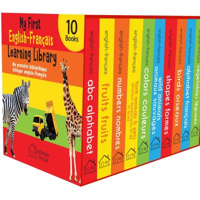 My First Book Of Alphabet Français - Spanish Alphabet: My First English French Board Book (English - Francais)