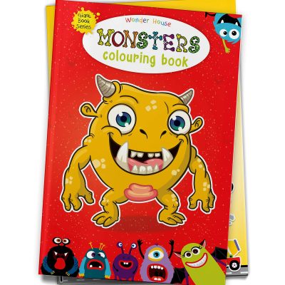 Monster Colouring Book (Giant Book Series): Jumbo Sized Colouring Books