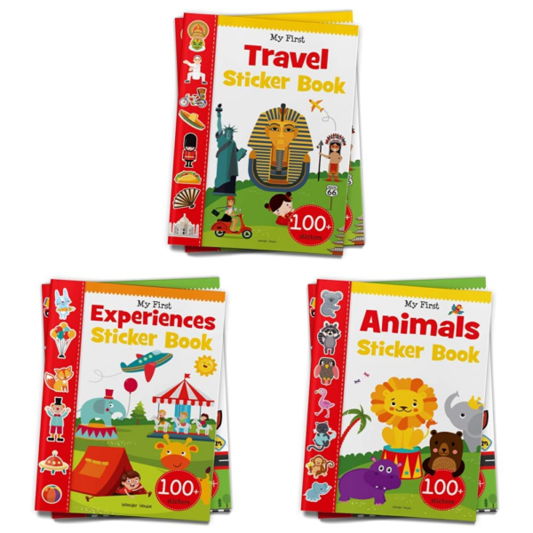My First Travel Sticker Book: Exciting Sticker Book With 100 Stickers