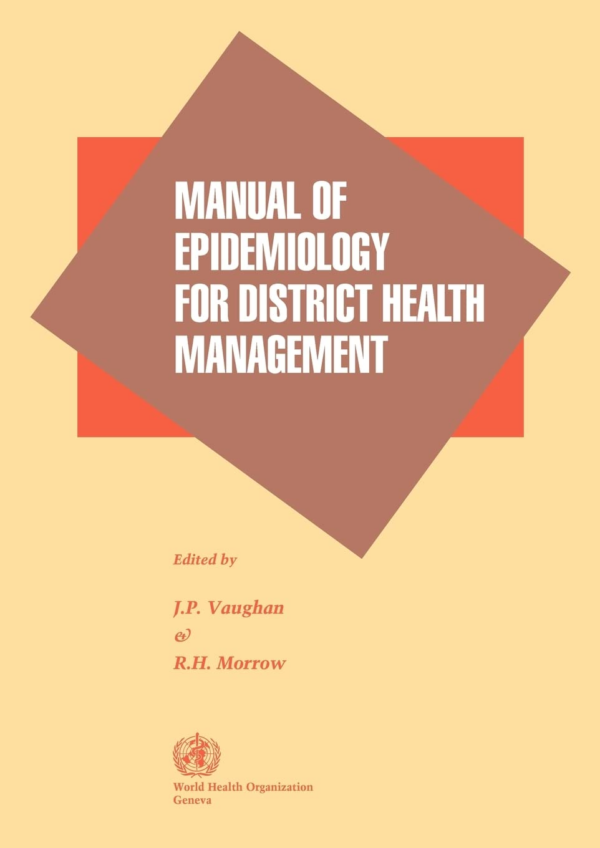 Manual Epidemiology District Health Management