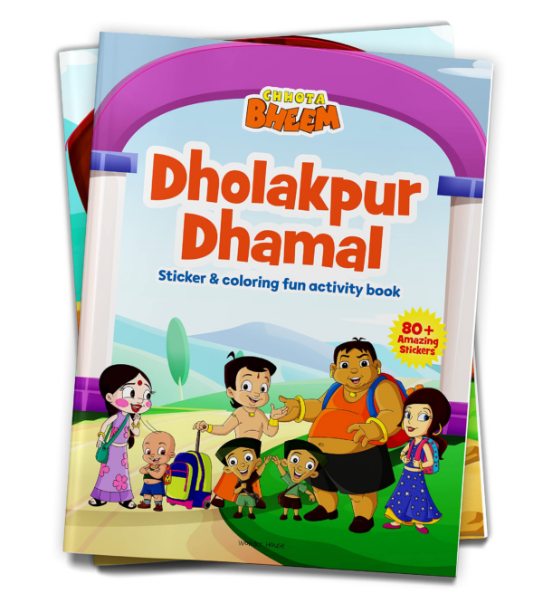 Chhota Bheem - Dholakpur Dhamal : Sticker And Coloring Fun Activity Book