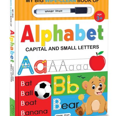 My Big Wipe And Clean Book of Alphabet for Kids : Capital And Small Letters