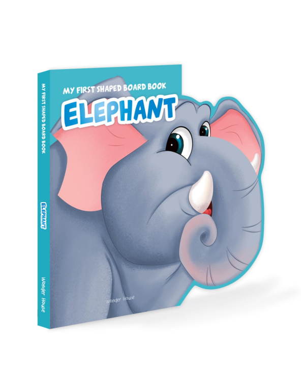 MyÂ FirstÂ ShapedÂ BoardÂ bookÂ - Elephant, Die-Cut Animals, Picture Book for Children