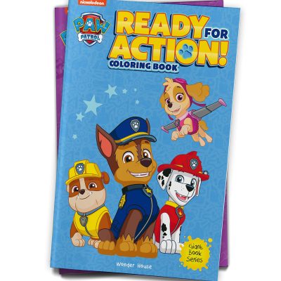 Ready For Action! : Paw Patrol Giant Coloring Book For Kids
