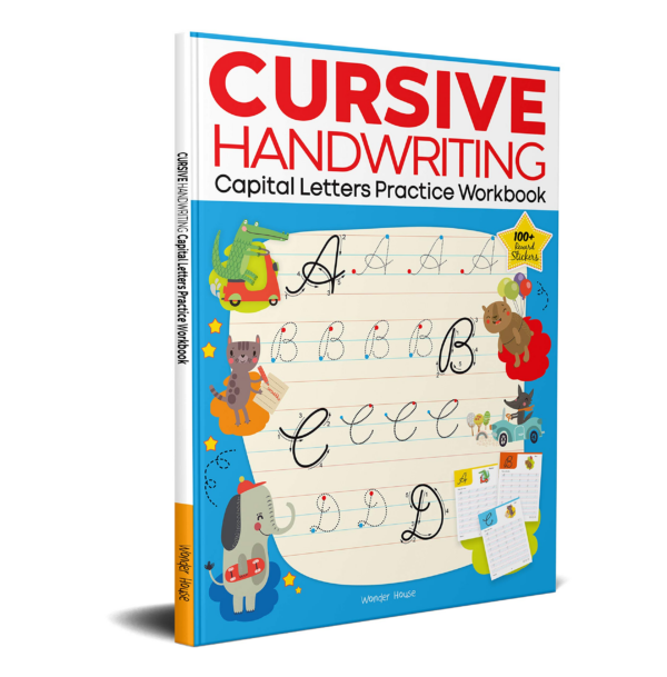 Cursive Handwriting - Capital Letters: Practice Workbook For Children