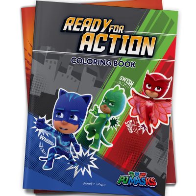 PJ Masks - Ready For Action: Coloring Book For Kids