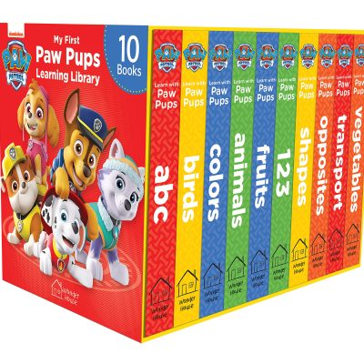 My First Paw Pups Learning Library: Boxset of 10 Board Books For Children