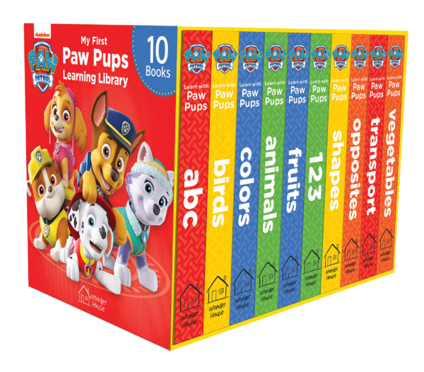 My First Paw Pups Learning Library: Boxset of 10 Board Books For Children