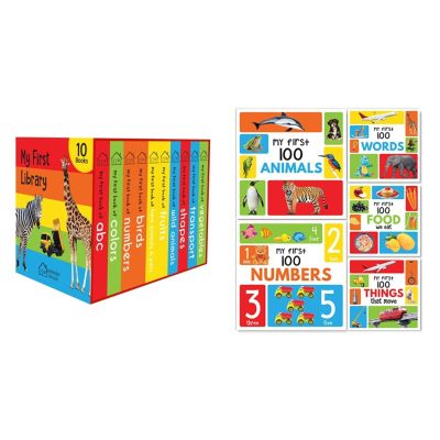 My First 100 Words Board Book : My 100 Library Series