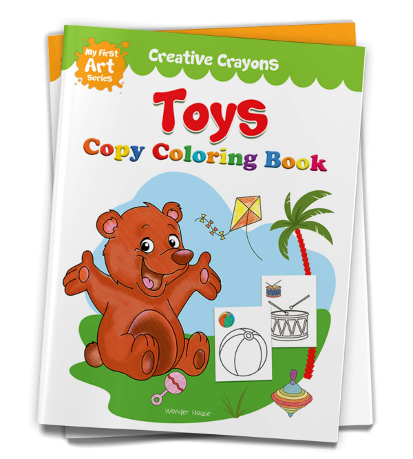 Colouring Book of Toys: Creative Crayons Series - Crayon Copy Colour Books