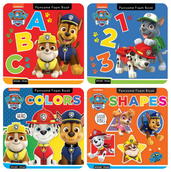 Pawsome Gift Set of Foam Books For Paw Patrol Fans