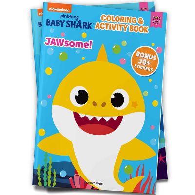 Pinkfong Baby Shark - Jawsome : Fun Coloring and Activity Book