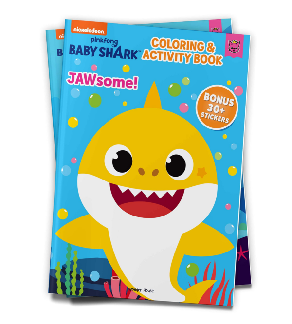 Pinkfong Baby Shark - Jawsome : Fun Coloring and Activity Book