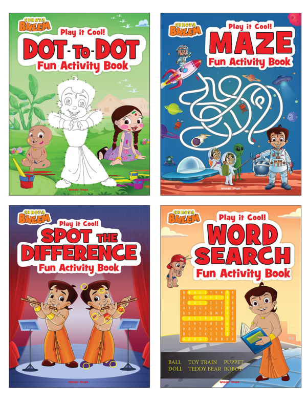 Chhota Bheem - Play It Cool! Dot To Dot : Fun Activity Book
