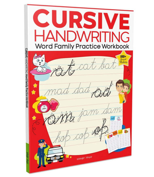 Cursive Handwriting - Word Family: Practice Workbook For Children