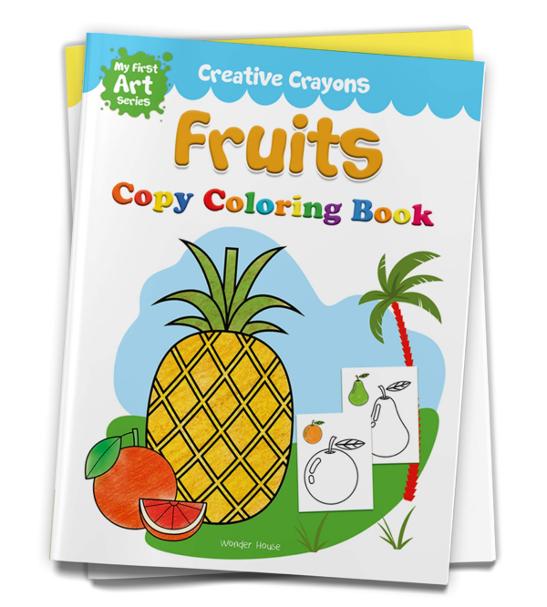Colouring Book of Fruits: Creative Crayons Series - Crayon Copy Colour Books
