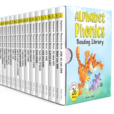 Alphabet Phonics - Reading Library For Children (Boxset Of 26 Books)