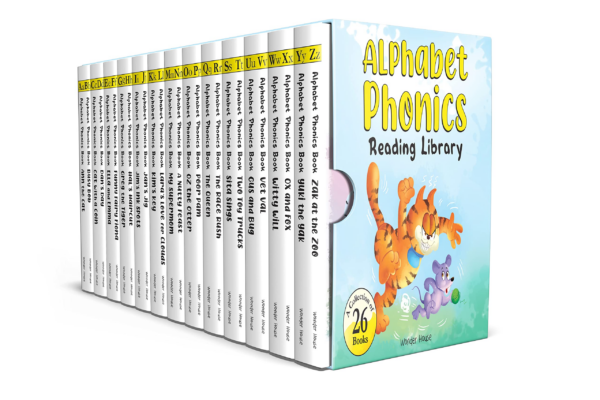 Alphabet Phonics - Reading Library For Children (Boxset Of 26 Books)