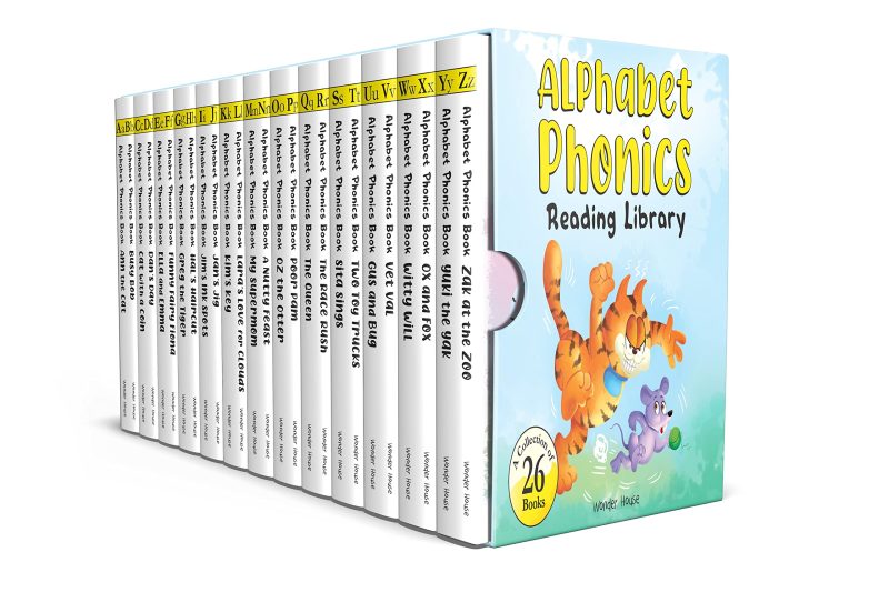 Alphabet Phonics - Reading Library For Children (Boxset Of 26 Books)