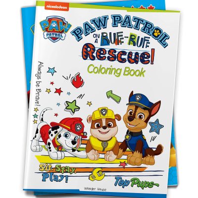 Paw Patrol On A Ruff-Ruff Rescue: Paw Patrol Coloring Book For Kids