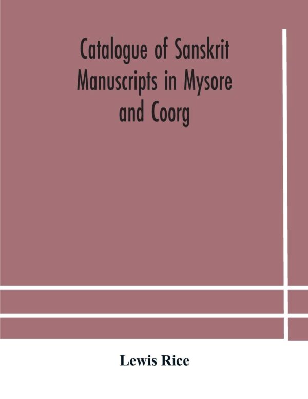 CATALOGUE OF SANSKRIT & PRAKRIT MANUSCRIPTS IN THE CENTRAL PROVINCES AND BERAR
