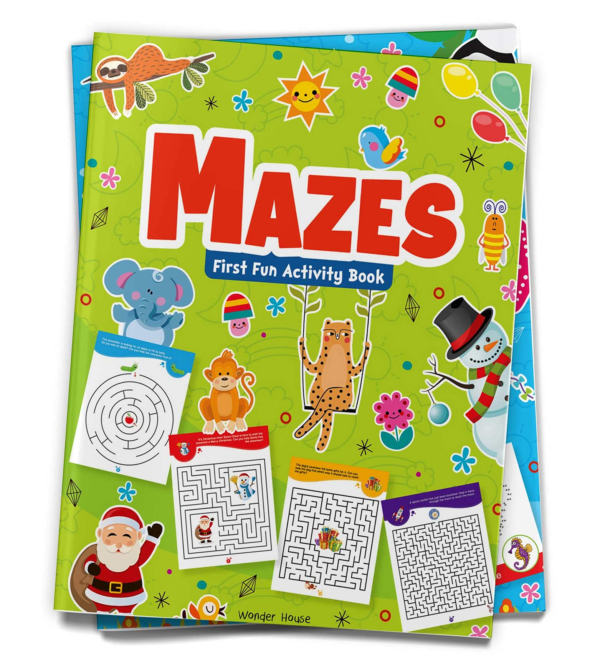 Mazes : First Fun Activity Books For Kids