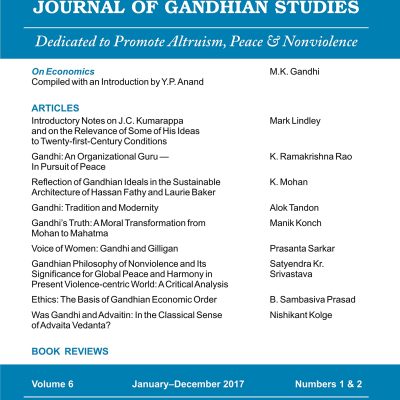 Gitam Journal of Gandhian Studies (Vol. 3 No. 2)