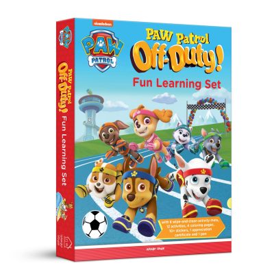 Nickelodeon Paw Patrol - Paw Patrol Off Duty! : Fun Learning Set (with Wipe and Clean Mats, Coloring Sheets, Stickers, Appreciation Certificate and Pen)