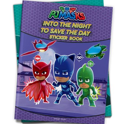 Into The Night To Save The Day Stickers Book : Fun Activity Books For Kids (PJ Masks)