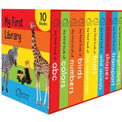My First Library Pack 2: Boxset of 10 Board Books For Kids