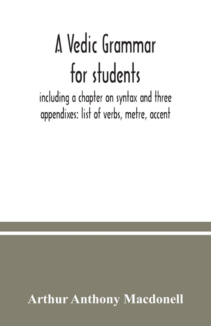 Vedic Grammar For Students