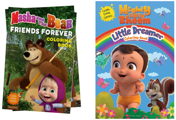 Masha And The Bear - Friends Forever: Giant Coloring Book For Kids