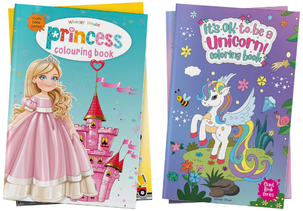 It's Ok To Be A Unicorn Coloring book - Giant book series: Jumbo Sized Colouring Book For Children