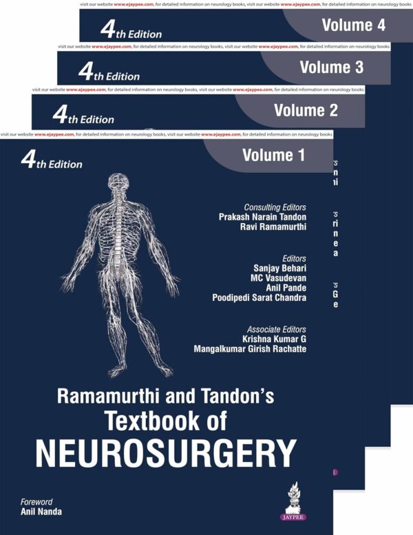 Ramamurthi and Tandon’s Textbook of NEUROSURGERY (4 Volumes)