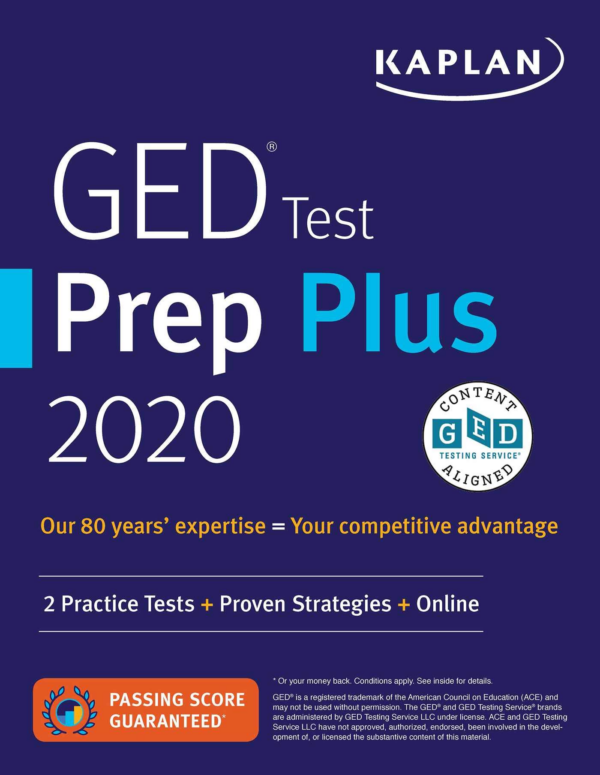 GED Test Prep Plus 2020: 2 Practice Tests Proven Strategies Online