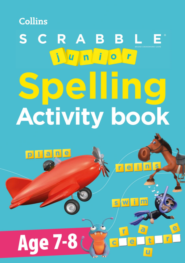 SCRABBLE Junior Spelling Activity Book Age 78