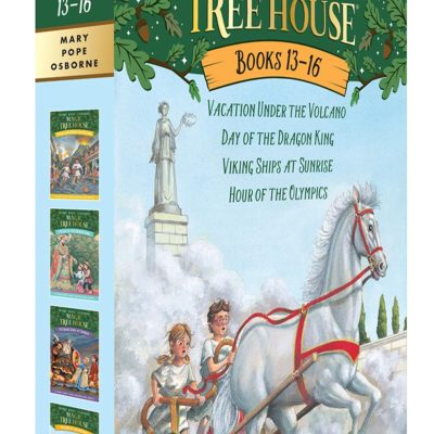 Magic Tree House Books 1316 Boxed Set: Vacation Under the VolcanoDay of the Dragon KingViking Ships at SunriseHour of the Olympics