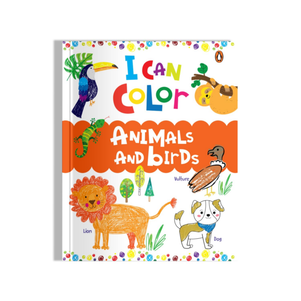 I Can Color: Animals and Birds (Penguin Early Learning Series): Fun Coloring Activity Book for PreSchool Kids, Toddlers