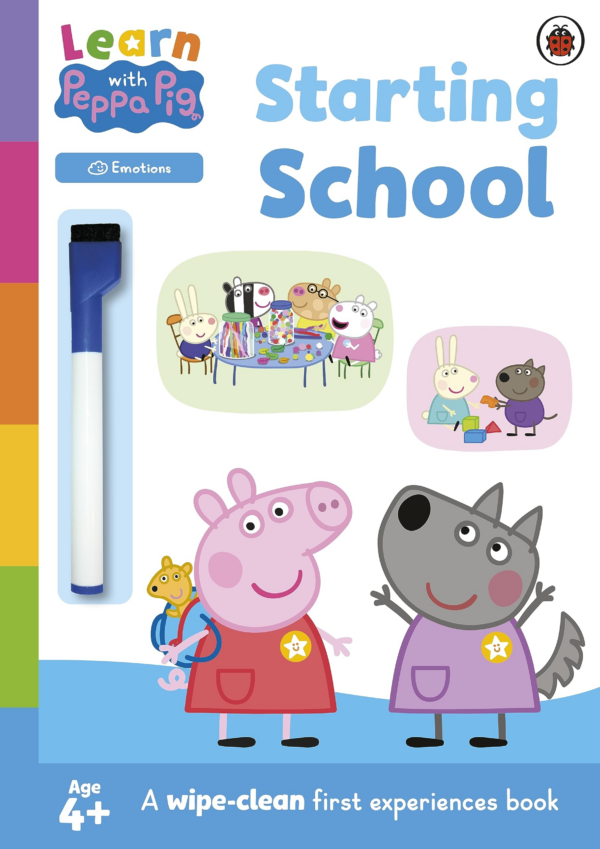 Learn with Peppa: Starting School wipeclean activity book