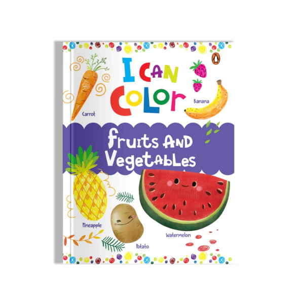 I Can Color: Fruits and Vegetables (Penguin Early Learning Series): Fun Coloring Activity Book for PreSchool Kids, Toddlers