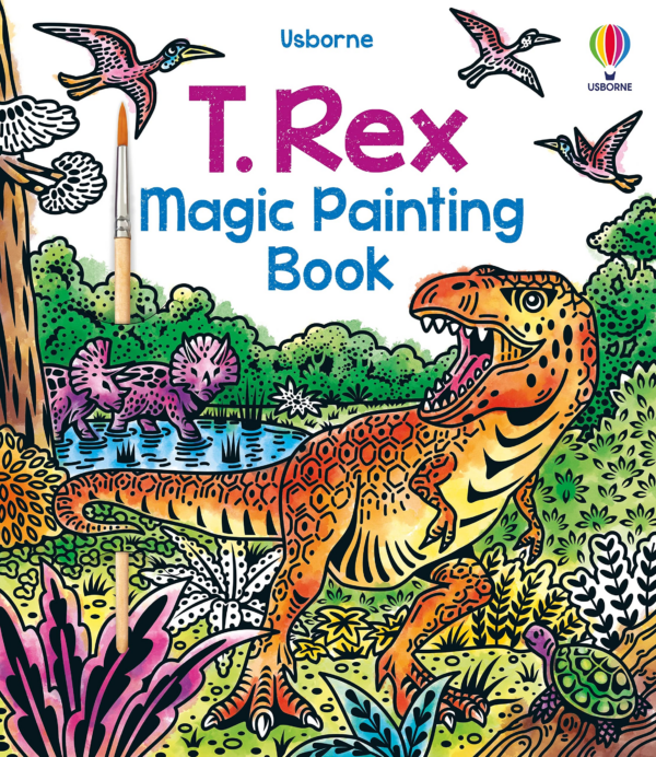T Rex Magic Painting Book