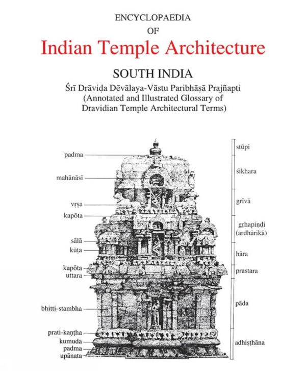 Encyclopaedia of Indian Temple Architecture: South India: Sri Dravida DevalayaVastu Paribhasa Prajnapti (2 vols set)